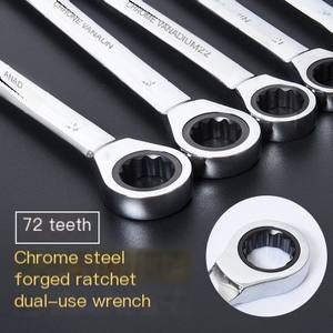 12pcs תיקון רכב שילוב ratchet ברגים סט מומנט מטרי spanner טבעת מפתח קבוע ברגים כלי מפתח ברגים קבוע ראש קבוע - Product Image 5