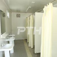 PTH CTR-FE Maison conteneur préfabriquée modulaire pour salle de bain et lavabo