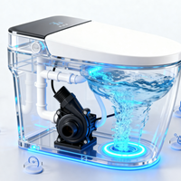 Pompe Toilette Intelligente 12V/24V Basse Pression - DC Brushless, Silencieuse, pour Bidet - OEM Usine