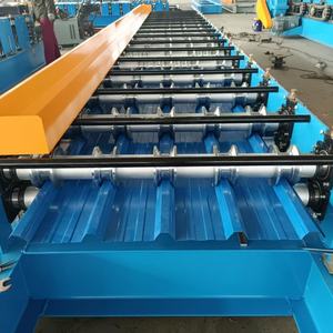 เครื่องขึ้นรูปลอนหลังคาทรงสี่เหลี่ยมคางหมู<span class=keywords><strong>แบบ</strong></span>อัตโนมัติ <span class=keywords><strong>ชั้น</strong></span><span class=keywords><strong>เดียว</strong></span> สำหรับแผ่นลูกฟูก ขายตรงจากโรงงาน - Product Image 4