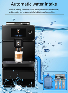 Cafetera Automática de Sobremesa para Capuchino/<span class=keywords><strong>Espresso</strong></span> con Molinillo Eléctrico de Acero Inoxidable SY, Sistema de Agua Caliente, Repuestos Gratis - Product Image 3