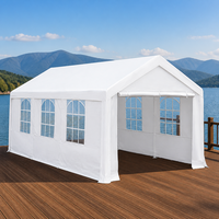 Abri de voiture portable et pliable 3x3 3x6 avec structure en acier, imperméable, protection UV, pour extérieur, jardin et fêtes