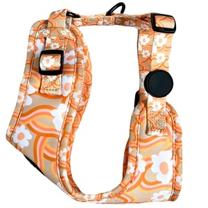 Accessoires pour chiens <span class=keywords><strong>Harnais</strong></span> guimauve Petits chiens <span class=keywords><strong>Bulldog</strong></span> <span class=keywords><strong>Frenchie</strong></span> Ensemble <span class=keywords><strong>harnais</strong></span> et laisse pour chien de luxe personnalisé en gros - Product Image 2