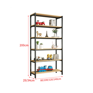 Estante <span class=keywords><strong>de</strong></span> suelo Simple para sala <span class=keywords><strong>de</strong></span> estar, estantes multicapa <span class=keywords><strong>de</strong></span> acero <span class=keywords><strong>y</strong></span> <span class=keywords><strong>madera</strong></span>, estantería <span class=keywords><strong>de</strong></span> almacenamiento, estante <span class=keywords><strong>de</strong></span> almacenamiento <span class=keywords><strong>de</strong></span> arte del <span class=keywords><strong>hierro</strong></span> - Product Image 3