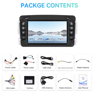 วิทยุติดรถยนต์ Podofo 7 นิ้ว 8 คอร์ Qualcomm ระบบ Android หน้าจอ IPS 4+64G รองรับ CarPlay/Android Auto GPS WiFi พร้อมพัดลมระบายความร้อน สำหรับรถยนต์ Mercedes-Benz - Product Image 6