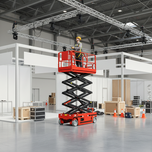 Échafaudage d'intérieur : Mini-nacelle élévatrice à ciseaux 320 kg, 4 m, 9 m, 11 m pour peinture murale extérieure – Vente directe usine - Product Image 6