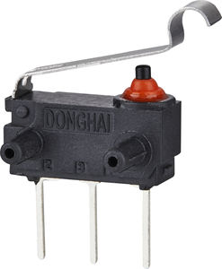 Interruptor de Plástico SPDT Impermeable con Resistencia de Montaje Superficial para Soldadura y Fijación en Placas PCB, Clasificación IP67, 250V 3A - Product Image 1