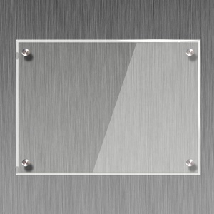 Tùy chỉnh A4 A5 A3 rõ ràng Acrylic hình ảnh/giấy chứng nhận/khung ảnh hiện đại Thiết kế vuông kim loại nhựa treo tường logo bao gồm - Product Image 4