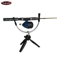 Hearthxy Rod Holder Fishing Rod Stand Aluminium Adjustable Tripod Fishing  Pads Telescopic Fishing Rod Support Stand Portable for Outdoor Sports and