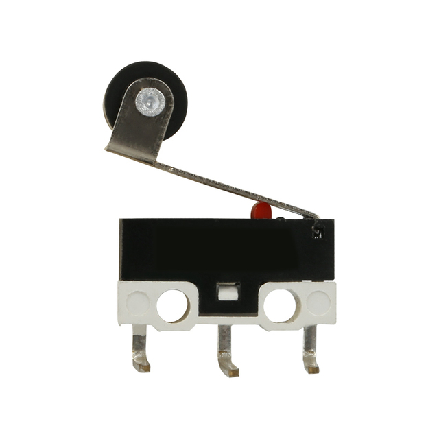 HM10A 250V PA66 Micro Switch Press Close 3-Pin Limit Switch Lever 100,000 Times Mechanical Life for Electric Power Households