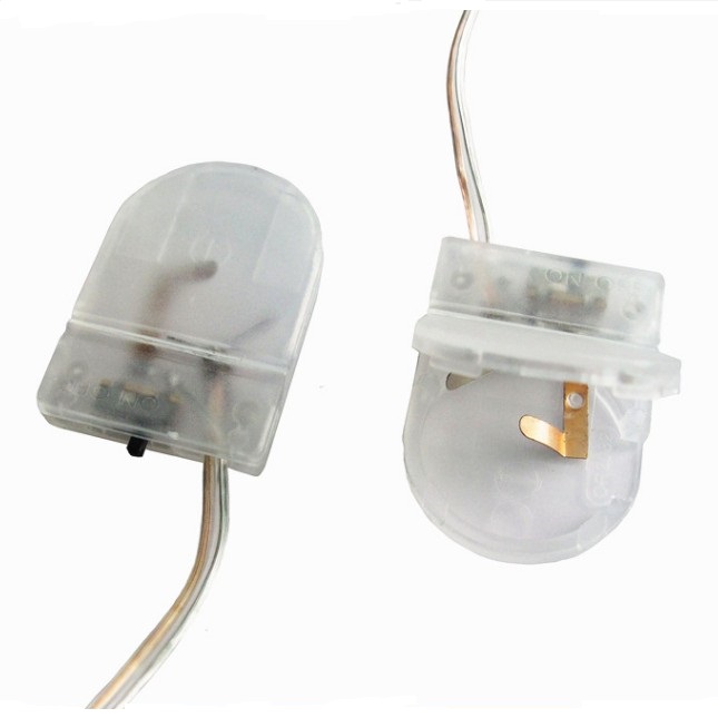 3 Вт водостойкый LED 1 x CR2032 LIR2032 2032 Монета Кнопка сотового телефона батарея Чехол Коробка батарея держатель для туалетной бумаги с крышкой переключатель