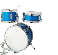 Batterie de Jazz pour Enfants en Bois de 13 Pouces, 3 Pièces, Instrument de Percussion Portable pour Enfant Débutant