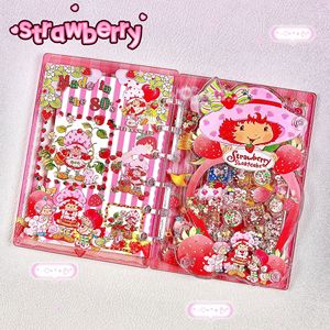 Cuốn sách sticker acrylic cô gái dâu tây dễ thương này sáng bóng và có thể bị lung lay. Nó có một mức độ xuất hiện cao và là một phong cách Anime. - Product Image 4