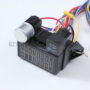 Faisceau de câblage automobile, boîte à fusibles 12 voies, relais 12V, isolation PVC, fabrication sur mesure - Product Image 5