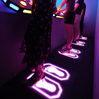 Activité murale interactive Led jeux de contrôles pour enfants terrain de jeu intérieur activer le contrôle du jeu Buton jeu d'action