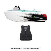 Bateau électrique de loisirs nautiques RUSH WAVE R1, mini embarcation 16KW avec installation rapide en 3 minutes