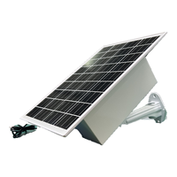 TecDeft 15W chargeur d'énergie solaire 20ah batterie au lithium 5v/12v IP65 USB kit de panneau solaire haut-parleur extérieur 2022 nouvelle surveillance