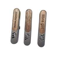 Clip pour bouche d'aération de voiture Diffuseur d'arômes en alliage de zinc et bois Diffuseur d'aromathérapie pour voiture Mini diffuseur de parfum d'air frais portable