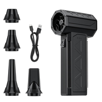 Souffleur d'air portable haute vitesse avec moteur sans balais, batterie 4000 mAh, pour le nettoyage extérieur – Ventilateur turbo OEM disponible