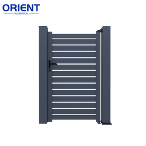 Cadre de <span class=keywords><strong>portail</strong></span> <span class=keywords><strong>en</strong></span> aluminium métallique directement de l'usine avec lattes <span class=keywords><strong>en</strong></span> aluminium ou lattes composites, kits de <span class=keywords><strong>portail</strong></span> battant <span class=keywords><strong>en</strong></span> aluminium pour allée - Product Image 4
