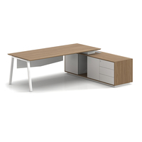 Muebles de Oficina, Escritorios de Oficina, Mesa de Madera, Gabinete de Oficina, Escritorio de Oficina en Forma de L para CEO, para Edificio de Oficinas