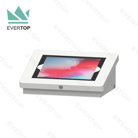 LST16B Slope penguncian untuk IPad Android untuk Samsung kios Stand Counter Table Top untuk iPad kios Display Case Retail kios 11 "13"