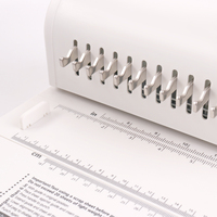 Machine à relier manuelle ZEQUAN EasyDIY pour enfants et bureaux, perforatrice à 12 trous avec lame de couteau, mini-machine à relier