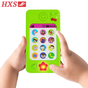 Thiết kế mới tương tác bé điện thoại âm nhạc Đồ chơi trẻ mới biết đi điện thoại di động ABS nhựa chơi - Product Image 6