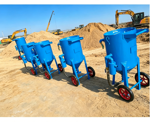 Máquina de Sandblasting con Colector de Polvo Ciclónico, <span class=keywords><strong>Blaster</strong></span> Ecológico sin Polvo - Product Image 1