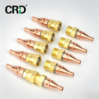 Raccords rapides CRD 5/8" 1/2" en laiton durable, auto-étanches, pour réfrigérant, ensemble mâle-femelle, sans brasage, mini-pièces CVC/AC