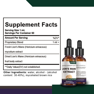 Gotas líquidas de extracto de Melena De León compatibles con OEM, superventas, suplemento vitamínico para mejorar el rendimiento mental para hombres, mujeres y adultos - Product Image 5