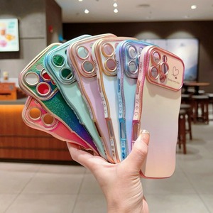เคสโทรศัพท์มือถือกันรอยขีดข่วนมีกลิตเตอร์สำหรับ iPhone 17 PRO MAX เคสโทรศัพท์แบบ electroplate Heart <span class=keywords><strong>Love</strong></span> กันกระแทกสำหรับ iPhone 16 15 - Product Image 5