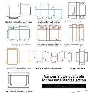 Caja de embalaje personalizada para cosméticos, cartón blanco, impresión de varias mascarillas, caja de regalo, crema de aromaterapia, caja de color personalizada - Product Image 3