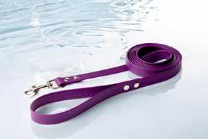 Laisse Moderne Personnalisée en Cuir Vegan Durable, en Alliage, Imperméable, pour Promener les Chiens et les Chats - Product Image 2