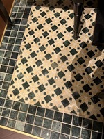 Design moderne 10mm d'épaisseur DTH Pierre Mosaïque Vert Foncé Beige Carreaux de Verre en Marbre Naturel pour Cuisine Salle de Bain Hôtels