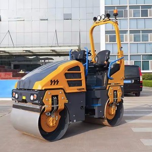 מכונות כביש 2 טון 2.6 טון מיני גלגל פלדה כפול xd100 2 טון קטן תוף רולר כביש קטן למכירה - Product Image 2