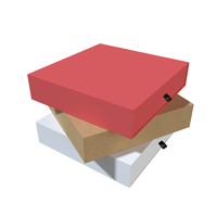 Cajas de Embalaje de Papel para Accesorios de Moda Reciclables con Acabado de Lujo, Logotipo Personalizado, para Bufandas