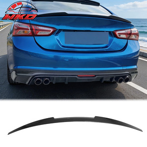Convient pour Chevrolet Malibu 2016-2025, becquet de coffre style M4, noir brillant - Product Image 1