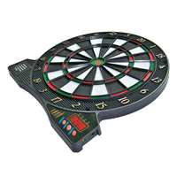 Wanjin WJ60 Elektronische Softdart-Dartscheibe für Erwachsene mit automatischer Punktezählung, aus PP & ABS Material, anpassbare Farbbox-Verpackung