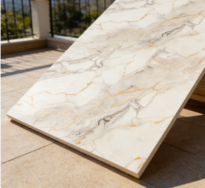 Panel <span class=keywords><strong>de</strong></span> Pared con Textura <span class=keywords><strong>de</strong></span> Mármol Sintético, Resistente al Fuego y a las Llamas, Panel Decorativo <span class=keywords><strong>de</strong></span> Plástico con Protección UV para TV - Product Image 4