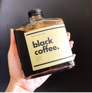 ขวดแก้วทรงแบนแบบไม่มีหูจับ ขนาด 100 มล. 200 มล. 250 มล. สำหรับกาแฟเย็น ชาเย็น พร้อมฝาอลูมิเนียม - Product Image 5