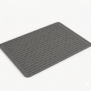 Couverture de cuisinière en silicone personnalisée et tapis de séchage pour vaisselle - Protection de plaque de cuisson en verre résistante à la chaleur pour cuisinières électriques et de camping-car - Product Image 2