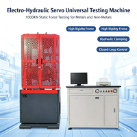Microcomputer Controlled Electro-hydraulic Servo Universal Tester 6 Columns for Metal Material Tensile Compression Bend Shear