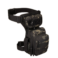 Nouvel Arrivage Sac de Jambe Étanche pour Moto, Sac Banane de Taille, Sac Ceinture Tactique Multifonctionnel Camouflage pour Hommes, pour Escalade et Randonnée
