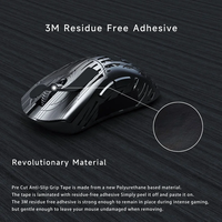 Autocollants antidérapants universels DIY non coupés pour souris de jeu, absorbant la transpiration, pour Logitech Razer