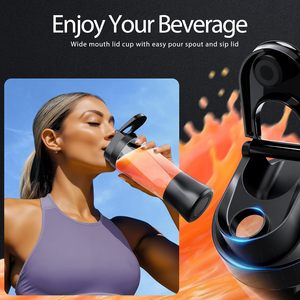 Ultra-Quiet Smart Portable Blender and Mini Juicer 6 Blades USB-C 4000mAh Smoothie Maker with Ice Crushing - Product Image 3