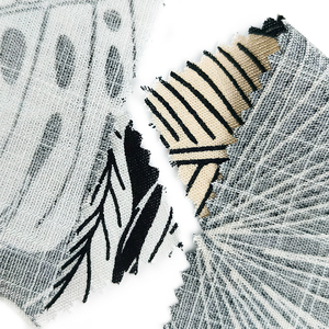 Bán sỉ vải rayon Lino Linen slub dệt may Spandex dệt hoa in vải kéo dài telas cho trang phục và phù hợp với - Product Image 4