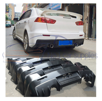 2008-2018 EX Upgrade X Style Body Kit Plastic Lancer Evo Parachoques trasero con artículos de nueva condición Clips incluidos