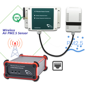 Capteur sans fil avec vanne Gaz Capteur d'air sans fil PM2.5 Station de surveillance de la qualité de l'air Moniteur de qualité de l'air - Product Image 1
