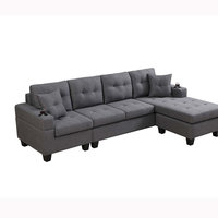 Sofá Cama Chesterfield de Terciopelo con Diseño Moderno y Tapizado, para Apartamento, Dormitorio, Sala de Estar - Rojo Vino/Azul/Gris/Negro/Amarillo